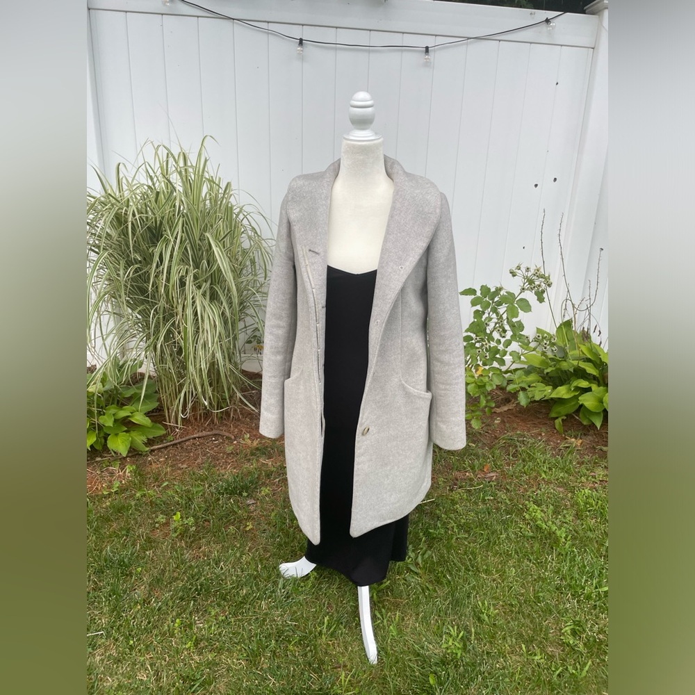 EUC ARITZIA cocoon grey coat size S